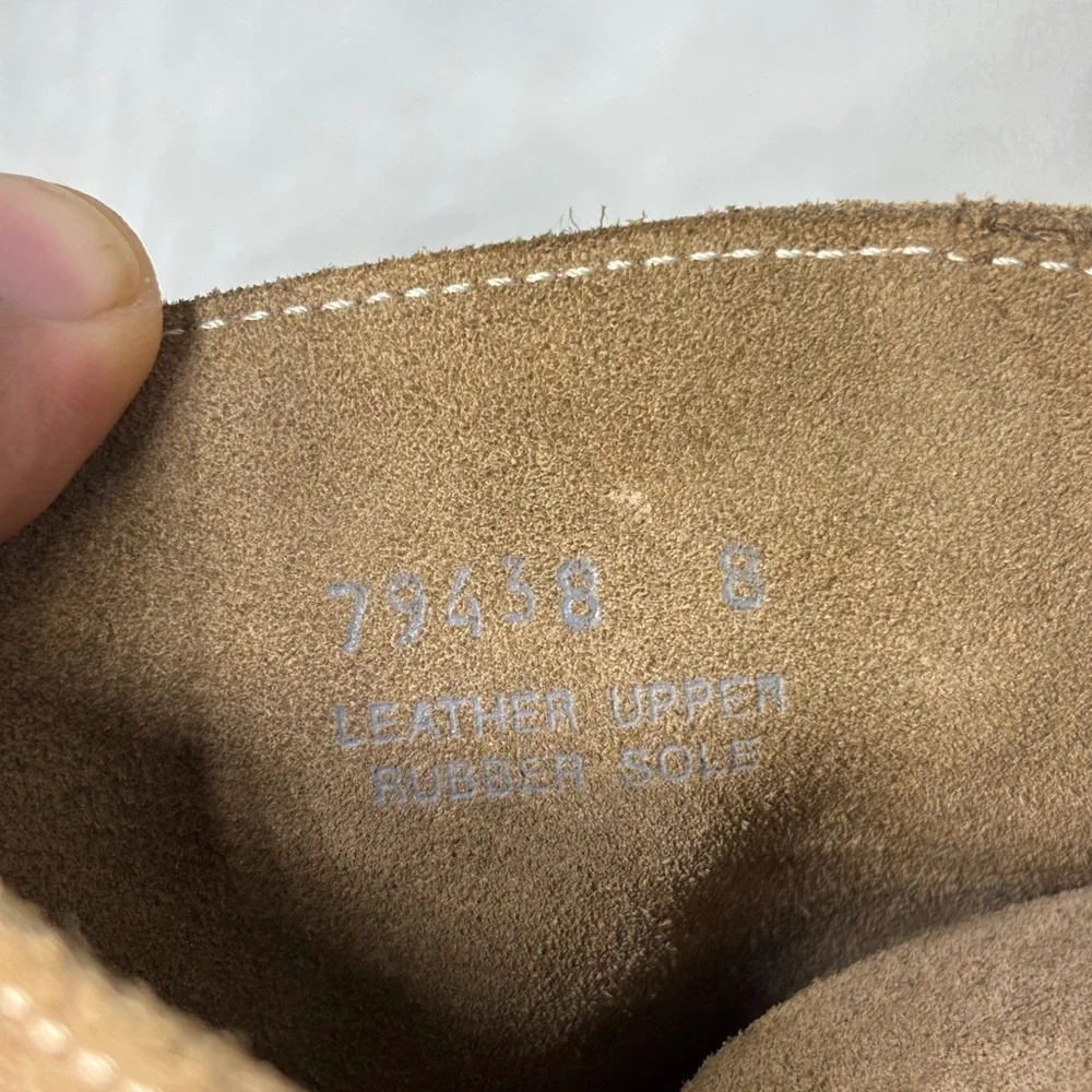 J.Crew‎ MacAlister Desert Boot Leather Suede Men’s 8 Chukka Beige Made In Italy